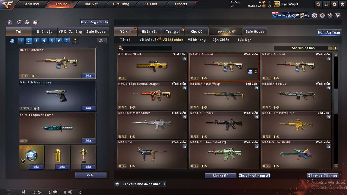 shop acc cf uy tin gia re